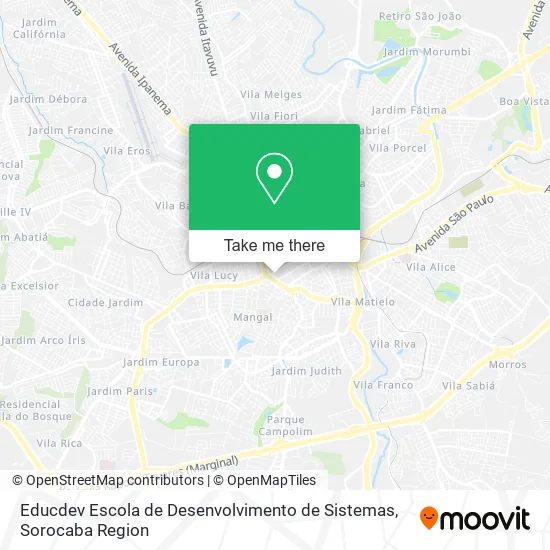 Educdev Escola de Desenvolvimento de Sistemas map