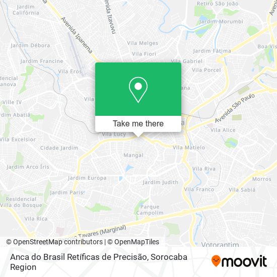 Anca do Brasil Retíficas de Precisão map