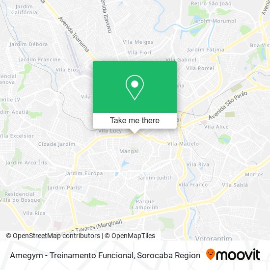 Amegym - Treinamento Funcional map