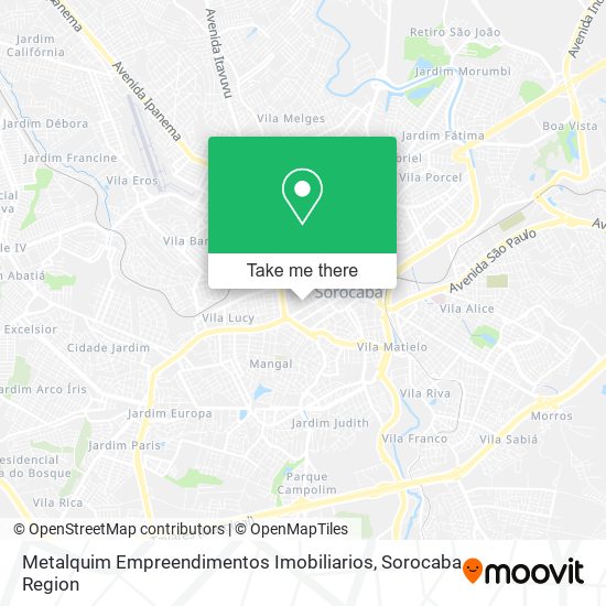 Mapa Metalquim Empreendimentos Imobiliarios