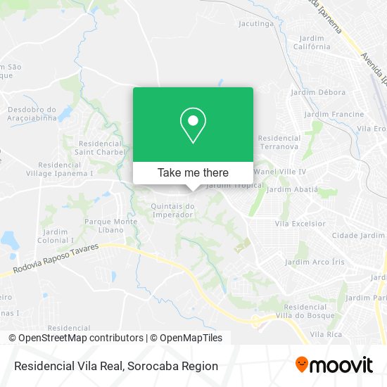 Mapa Residencial Vila Real