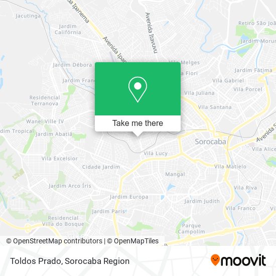 Toldos Prado map