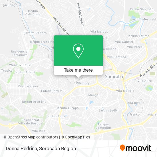 Donna Pedrina map