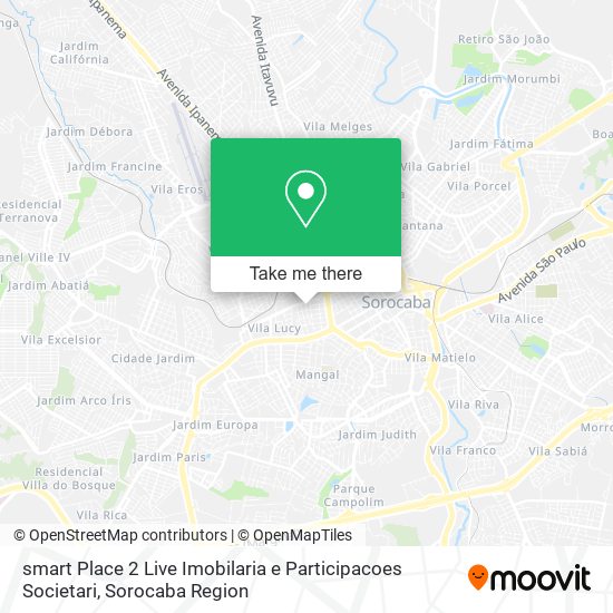smart Place 2 Live Imobilaria e Participacoes Societari map