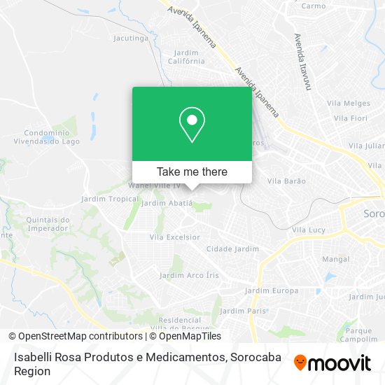 Isabelli Rosa Produtos e Medicamentos map