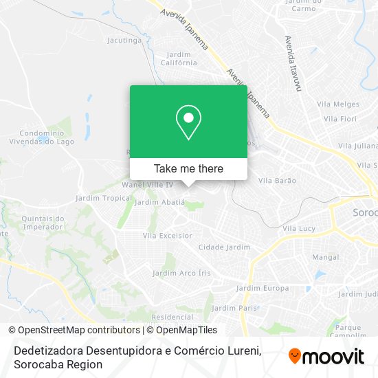 Dedetizadora Desentupidora e Comércio Lureni map