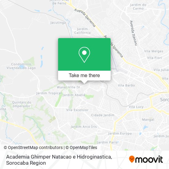 Academia Ghimper Natacao e Hidroginastica map