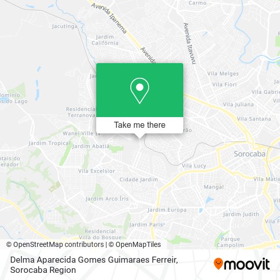 Delma Aparecida Gomes Guimaraes Ferreir map