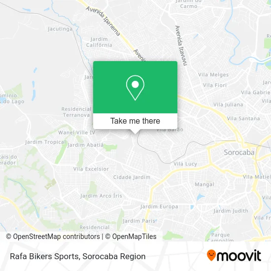 Rafa Bikers Sports map