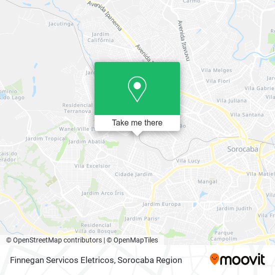Finnegan Servicos Eletricos map