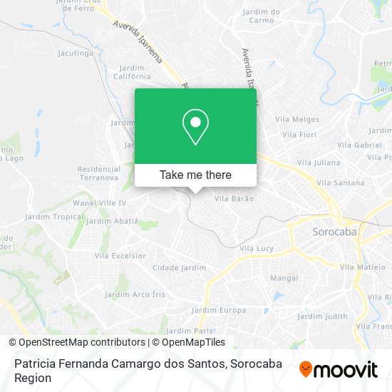 Patricia Fernanda Camargo dos Santos map