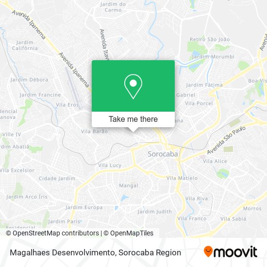 Magalhaes Desenvolvimento map