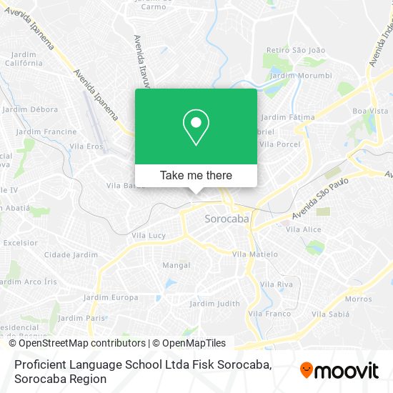 Proficient Language School Ltda Fisk Sorocaba map