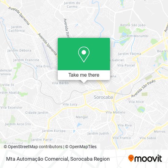 Mta Automação Comercial map