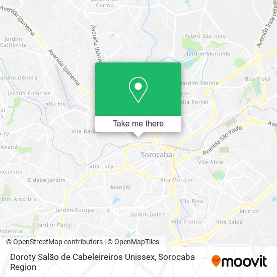 Mapa Doroty Salão de Cabeleireiros Unissex