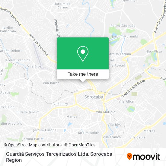 Guardiã Serviços Terceirizados Ltda map