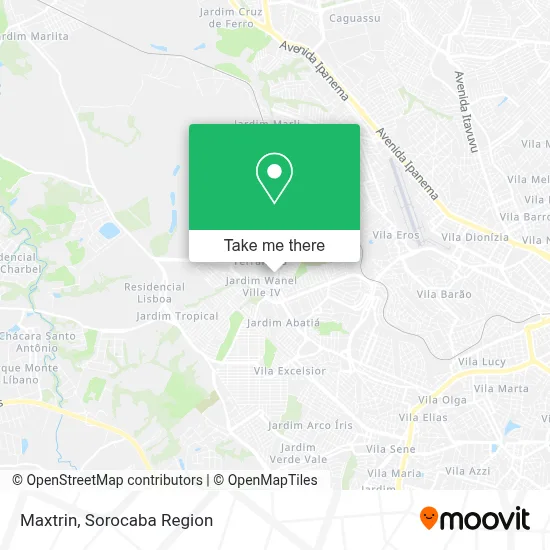Maxtrin map