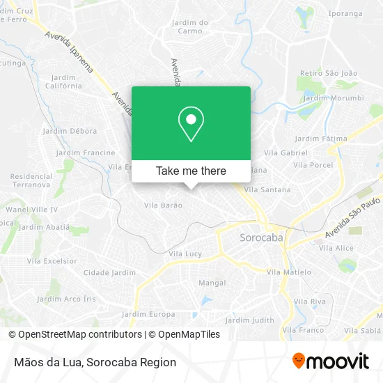 Mãos da Lua map