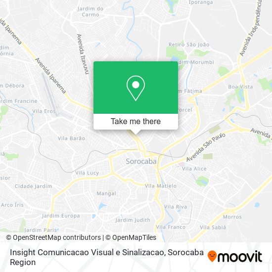 Insight Comunicacao Visual e Sinalizacao map