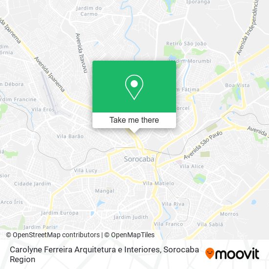 Carolyne Ferreira Arquitetura e Interiores map