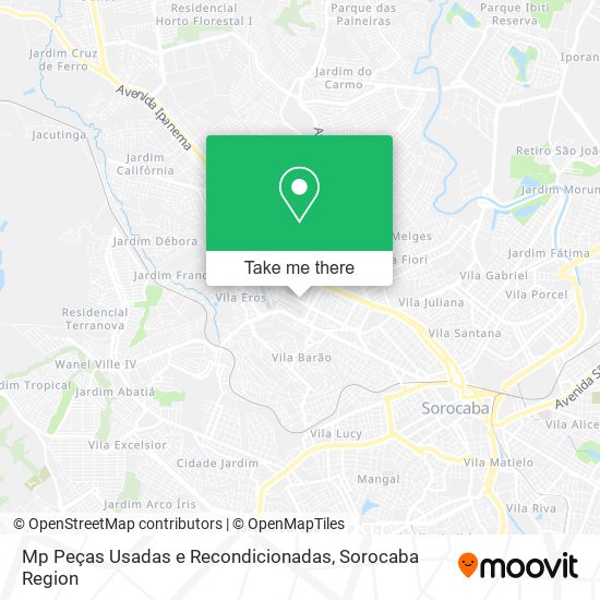 Mapa Mp Peças Usadas e Recondicionadas