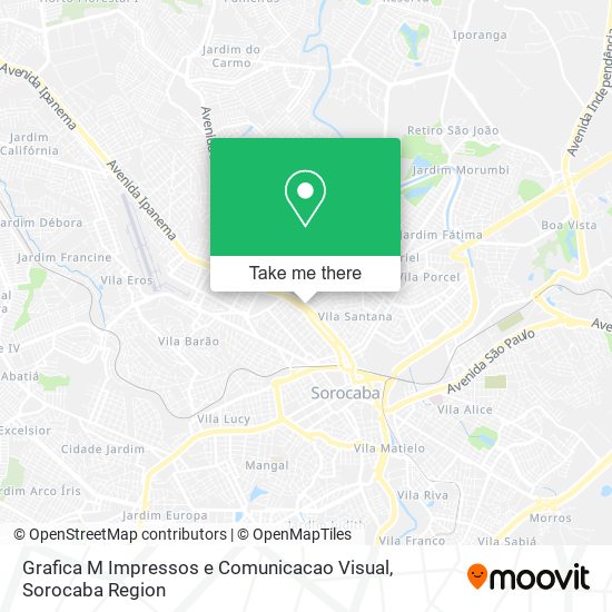 Grafica M Impressos e Comunicacao Visual map