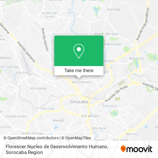 Florescer Nucleo de Desenvolvimento Humano map
