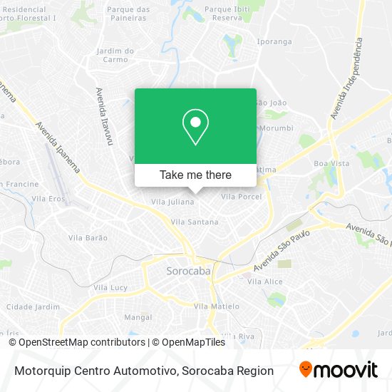 Motorquip Centro Automotivo map