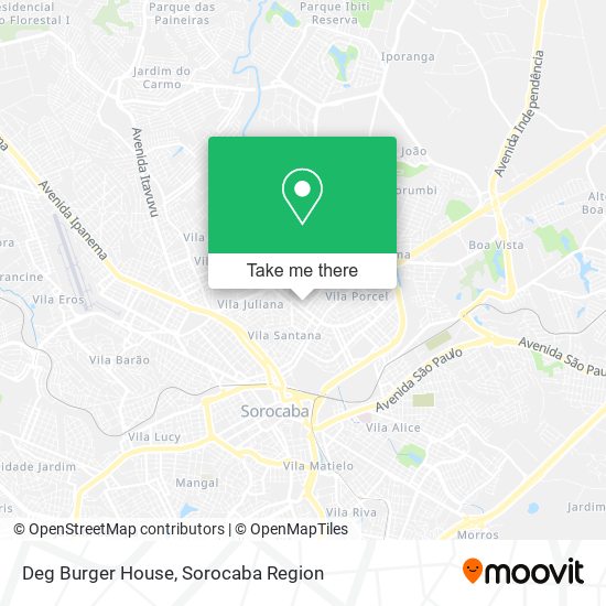 Deg Burger House map