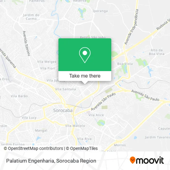 Palatium Engenharia map