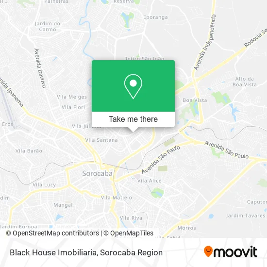 Black House Imobiliaria map