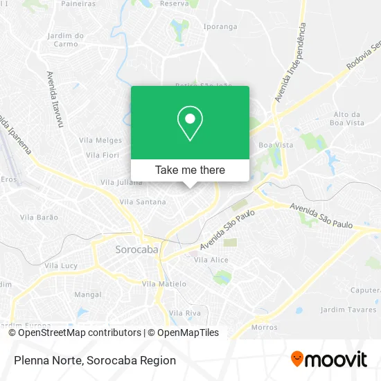 Plenna Norte map