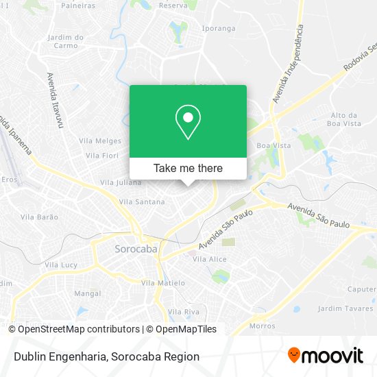 Dublin Engenharia map