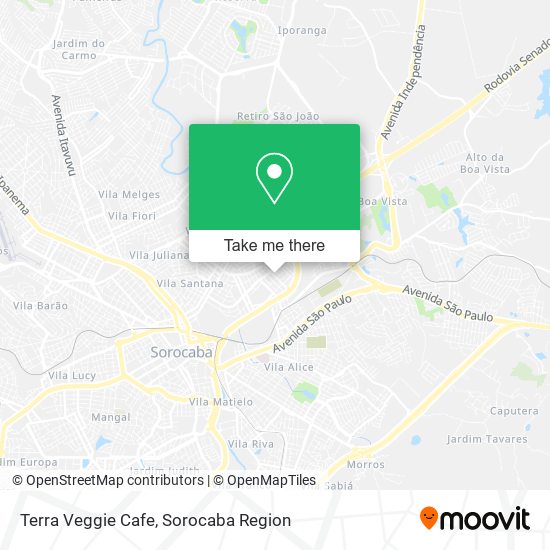 Terra Veggie Cafe map