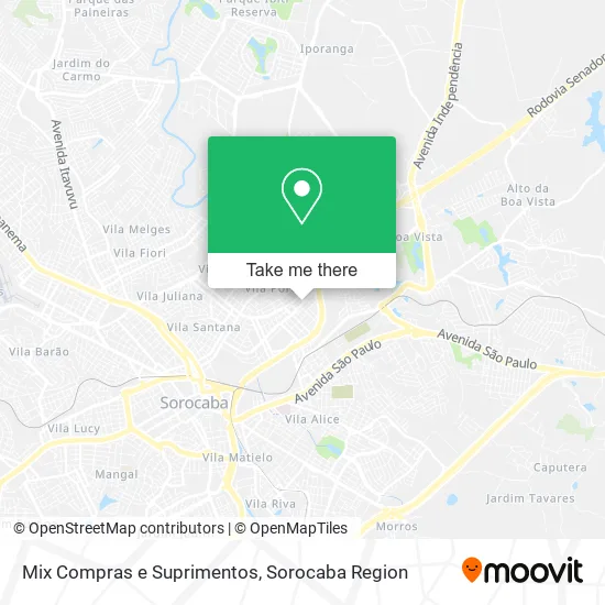 Mix Compras e Suprimentos map