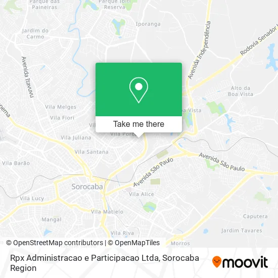 Rpx Administracao e Participacao Ltda map