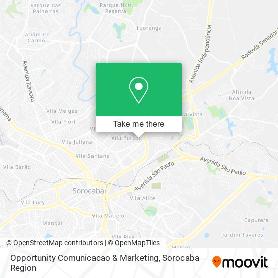 Opportunity Comunicacao & Marketing map