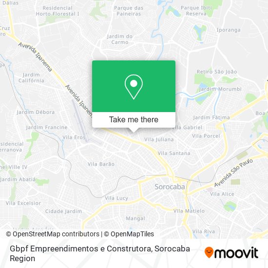 Gbpf Empreendimentos e Construtora map