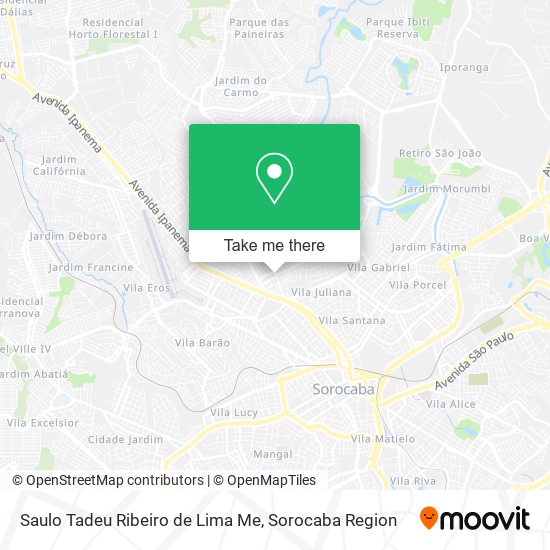 Mapa Saulo Tadeu Ribeiro de Lima Me