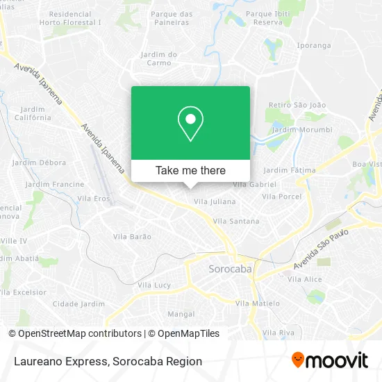 Laureano Express map