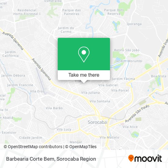 Barbearia Corte Bem map