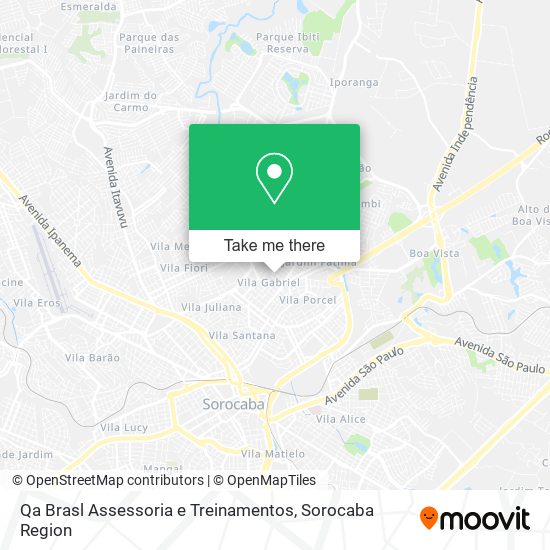 Qa Brasl Assessoria e Treinamentos map