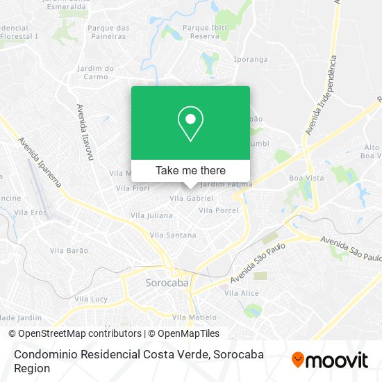 Mapa Condominio Residencial Costa Verde