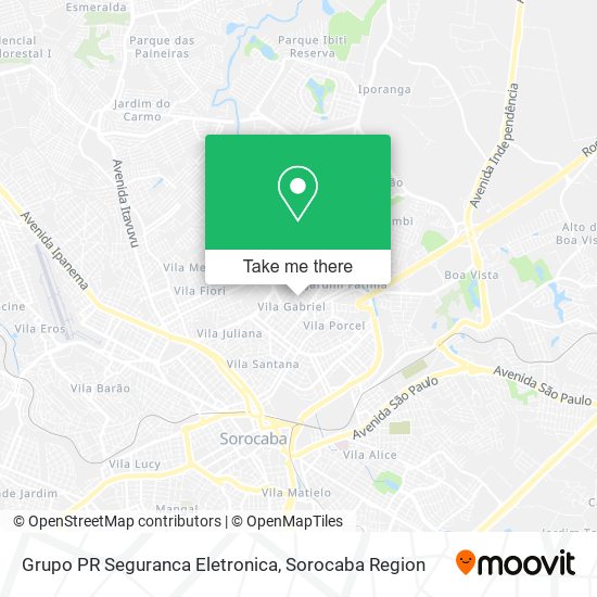 Grupo PR Seguranca Eletronica map