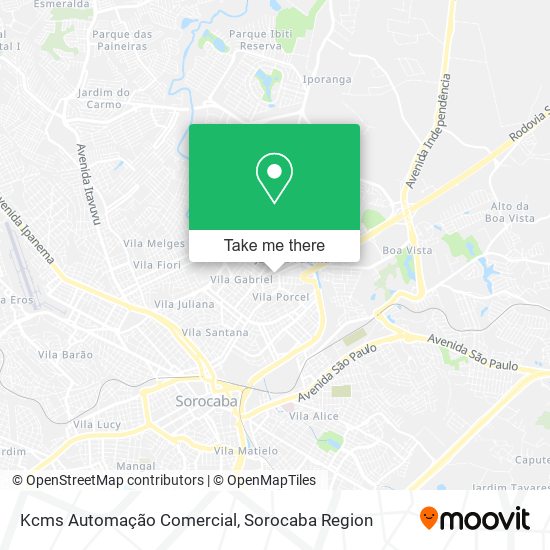 Mapa Kcms Automação Comercial