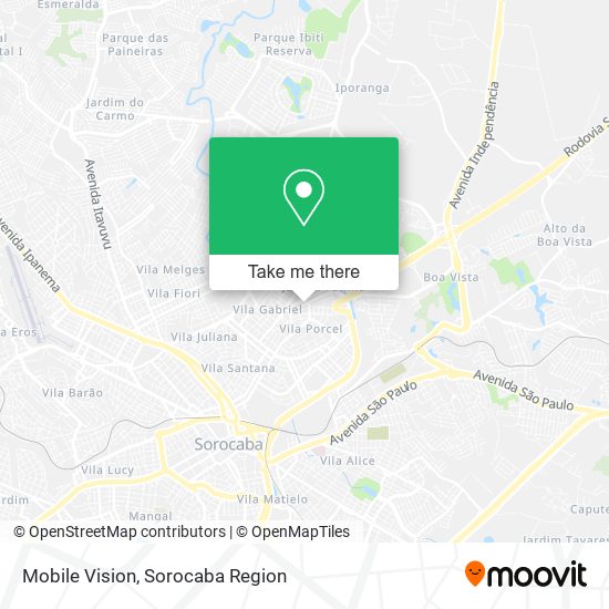 Mobile Vision map