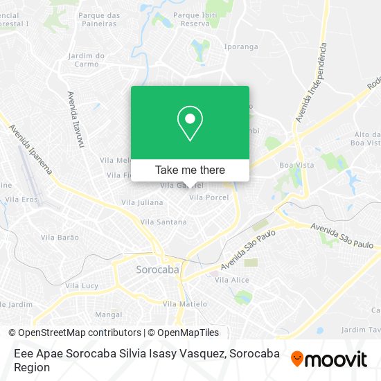 Mapa Eee Apae Sorocaba Silvia Isasy Vasquez