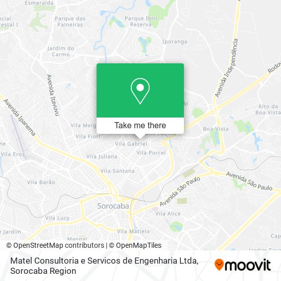 Mapa Matel Consultoria e Servicos de Engenharia Ltda