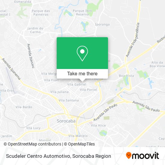 Scudeler Centro Automotivo map