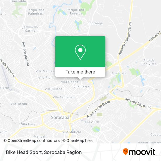 Bike Head Sport map